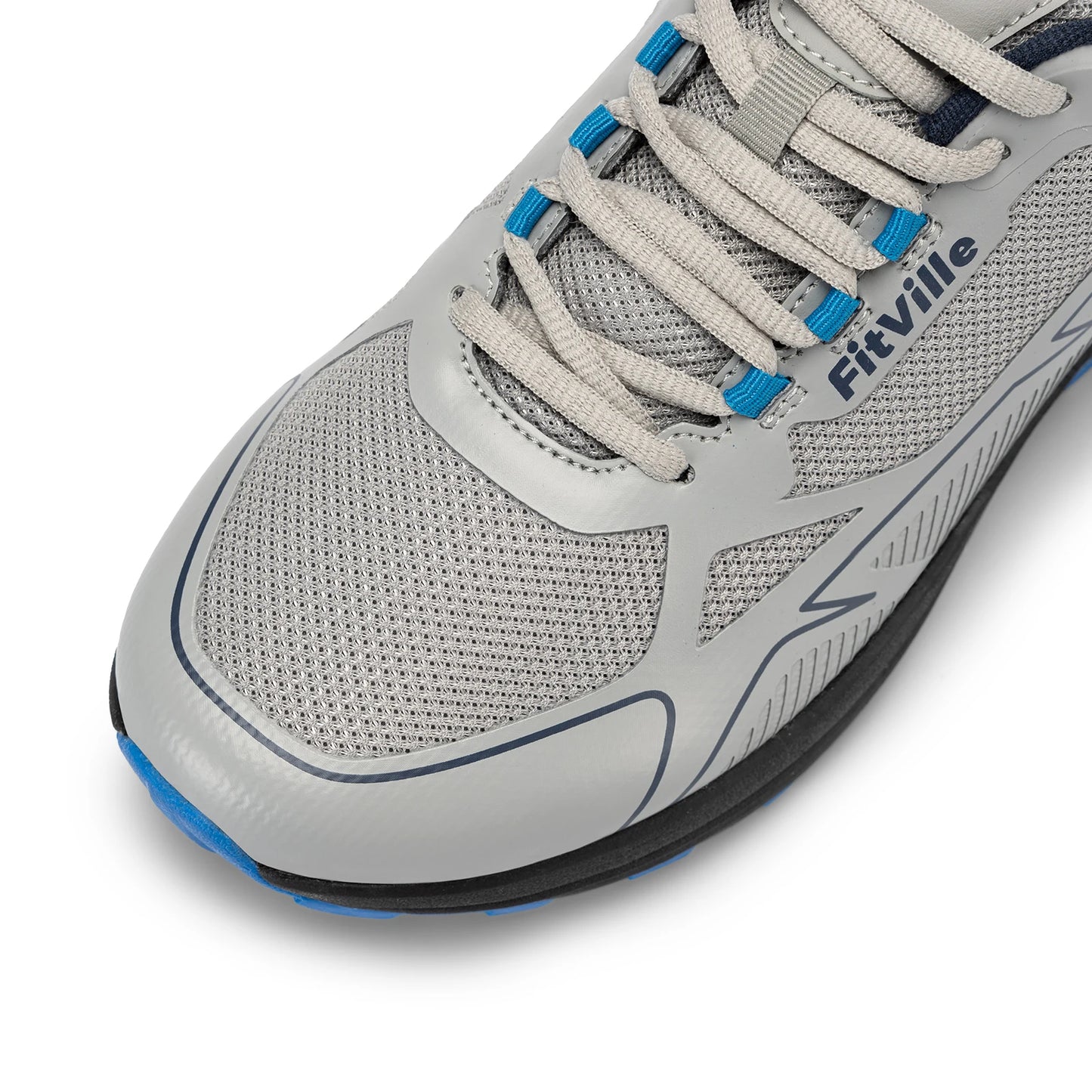 FitVille Extra Wide Trail Running Shoes Non-Slip Men's Sneakers/Lightweight for Male Swollen Feet Arch Support Pain Relief