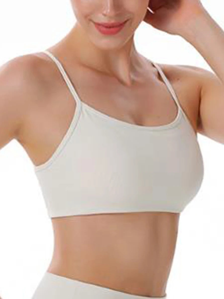 Women Seamless High Impact Sports Bra with Removable Pads/and Cross Back Straps for Yoga Running Workout Fitness