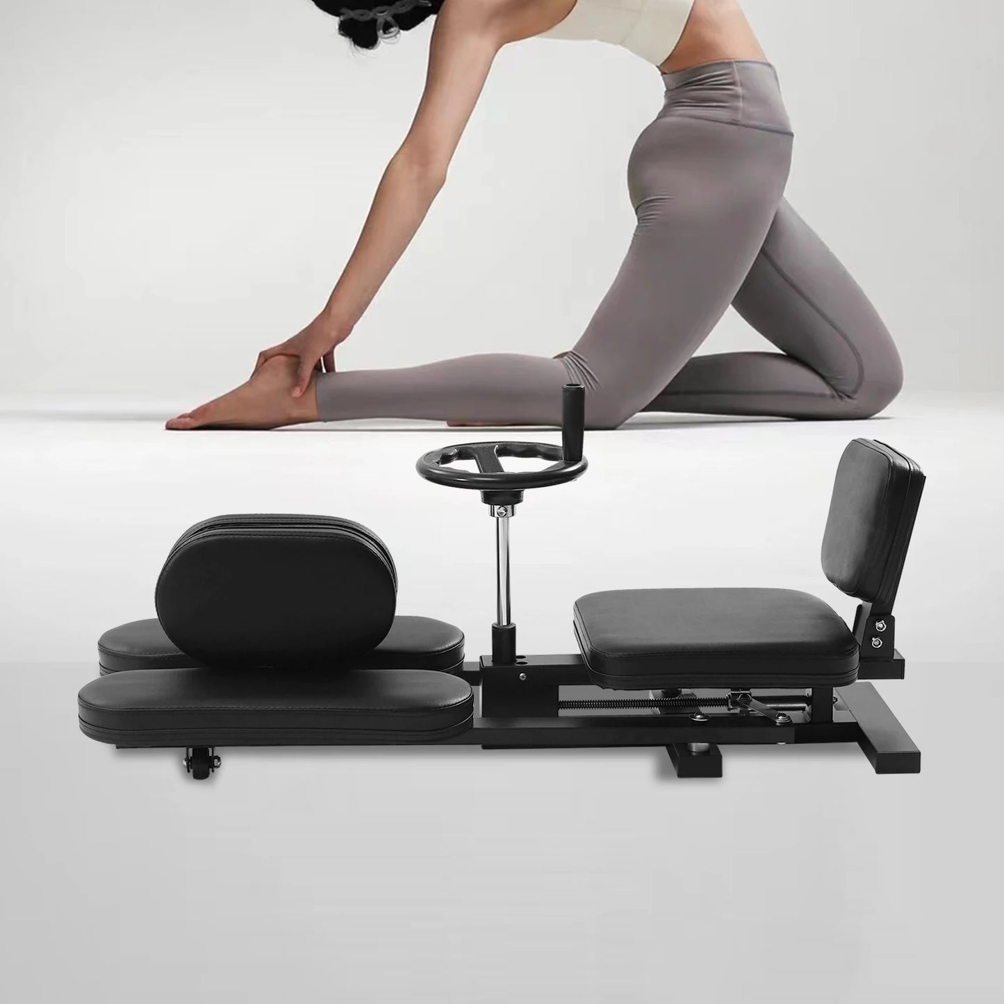 Leg Stretch Machine for Dancers, Heavy Duty Steel Frame Equipment Splits Machine/for Home Gym Split Machine Training Fitness