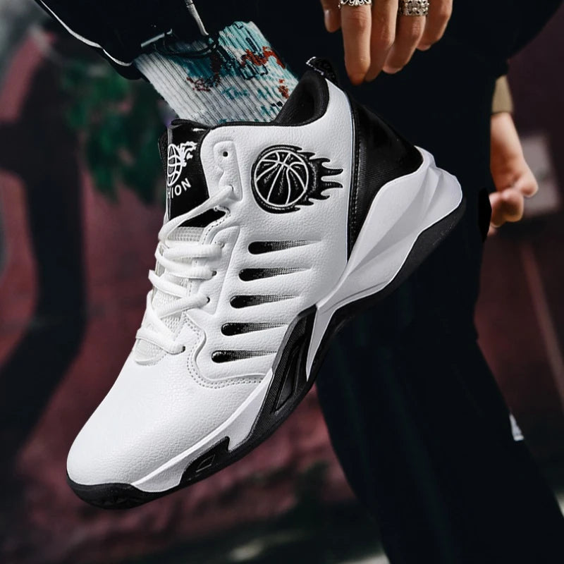 Men's Basketball Shoes Breathable Non-Slip Sneakers/Fashionable Sports Comfortable Running Shoes