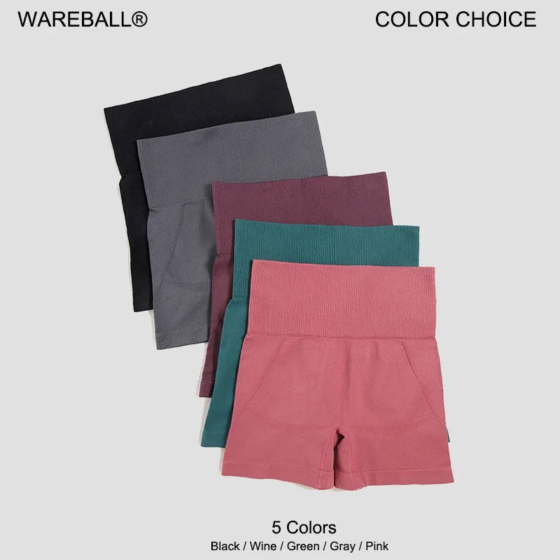 Sports Shorts For Women Cycling Jogging Fitness High Waist Booty Push Up/Gym Shorts Female Tight Leggings Yoga Clothing