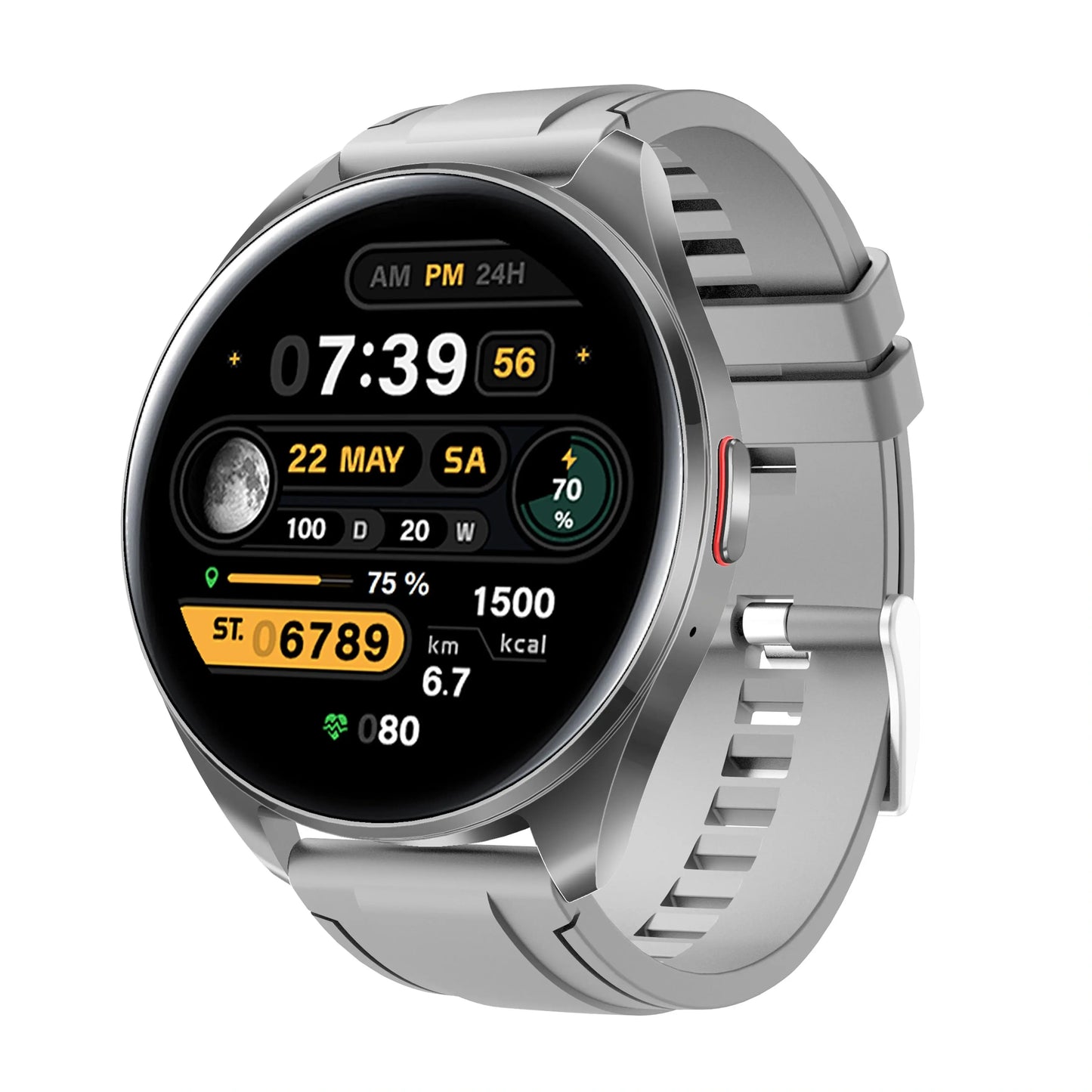 Smart Watch for Men & Women Wireless Calling Dialing 100+ Sport Modes/Fitness Tracker with Various APP Reminders Call
