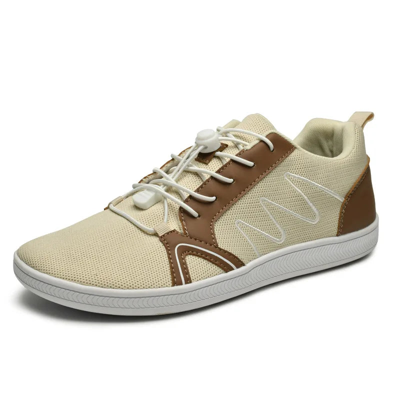 Minimalist Barefoot Shoes Non Slip Cross Trainer Shoes Breathable Wide Toe/Walking Shoes Casual Mesh Sneakers for Outdoor Sports