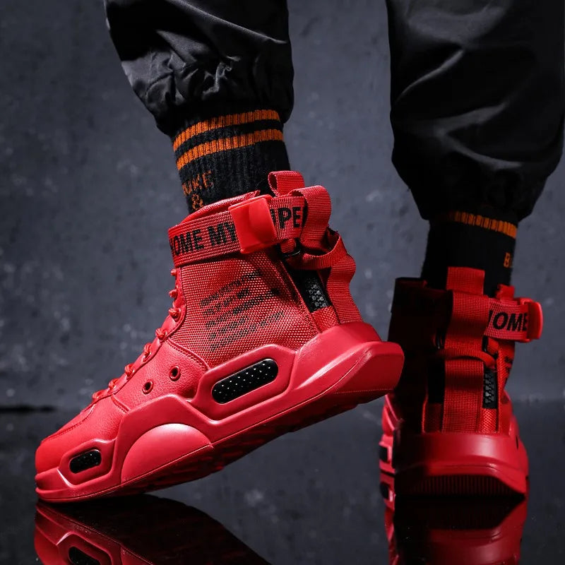 Men's fashionable sports shoes, high top walking shoes sports and casual shoes/fashionable sports and fashionable men's shoes