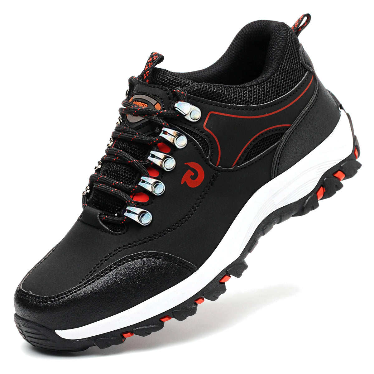 Men Steel Toe Safety Shoes Anti-Puncture Non-Slip Work Boots/Wear-Resistant Breathable Hiking Safety Sneakers for Industrial Work