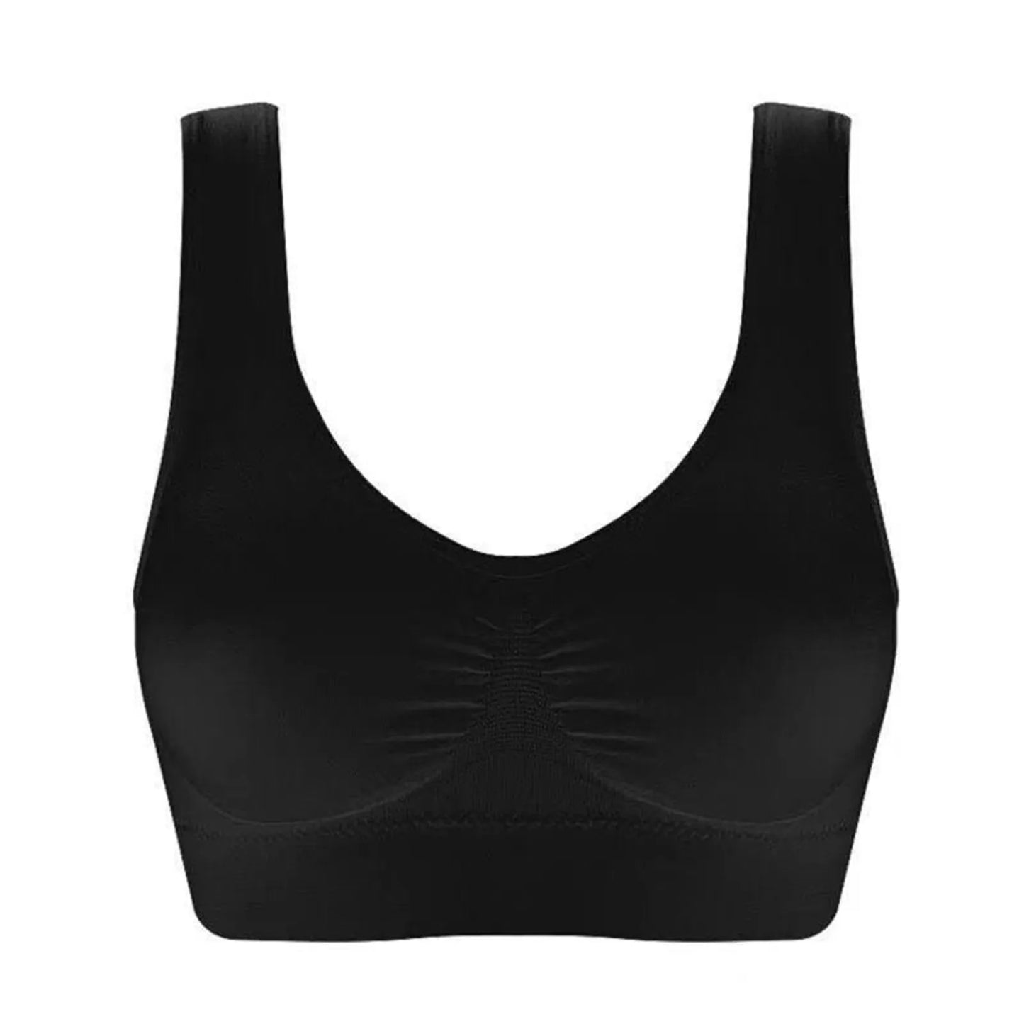 3pc Sexy Seamless Bra women Crop Top Vest Breathable Sleep Bra/Fitness Yoga Sport Underwear ladies Backless Wireless Push Up Bra
