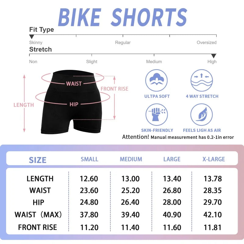 3 Pieces Women Solid Peach Hip Sports Pants High Elastic/Breathable Running Biker High Waist Yoga Scrunch Shorts for Women