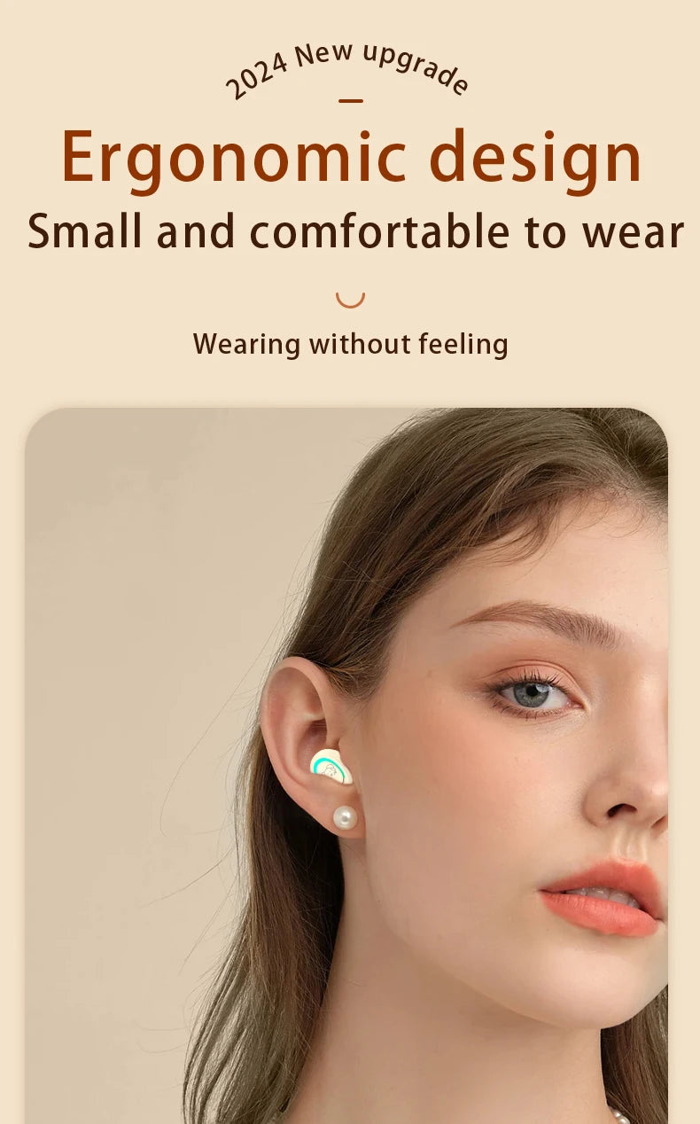 Bluetooth Headphones Wireless Earbuds 48hrs Digital Display/Sports Ear Buds IPX5 Waterproof Earphones for Phone