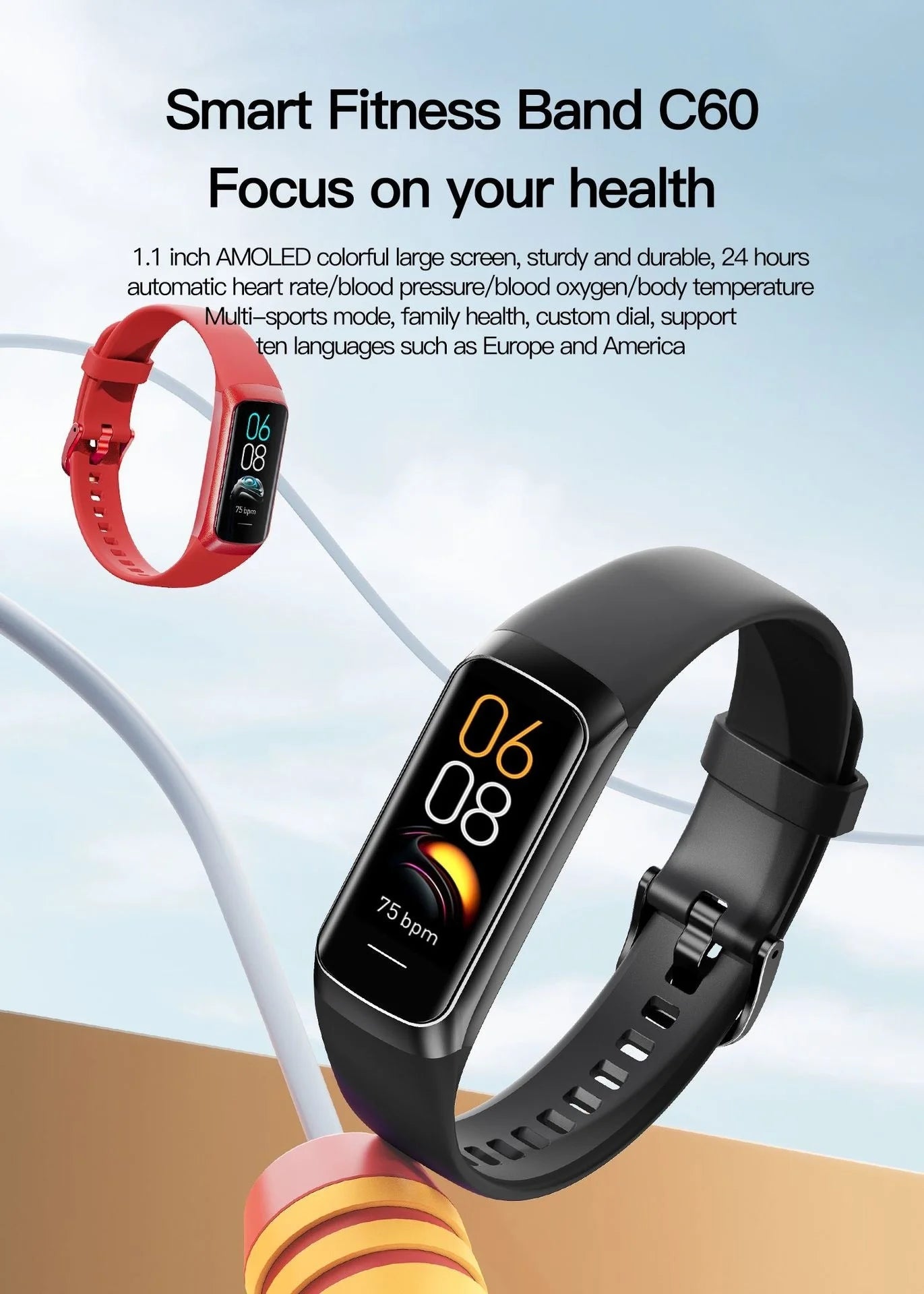 Xiaomi Smart Bracelet Women Female Color/Screen Sports Heart Rate Blood Oxygen Health