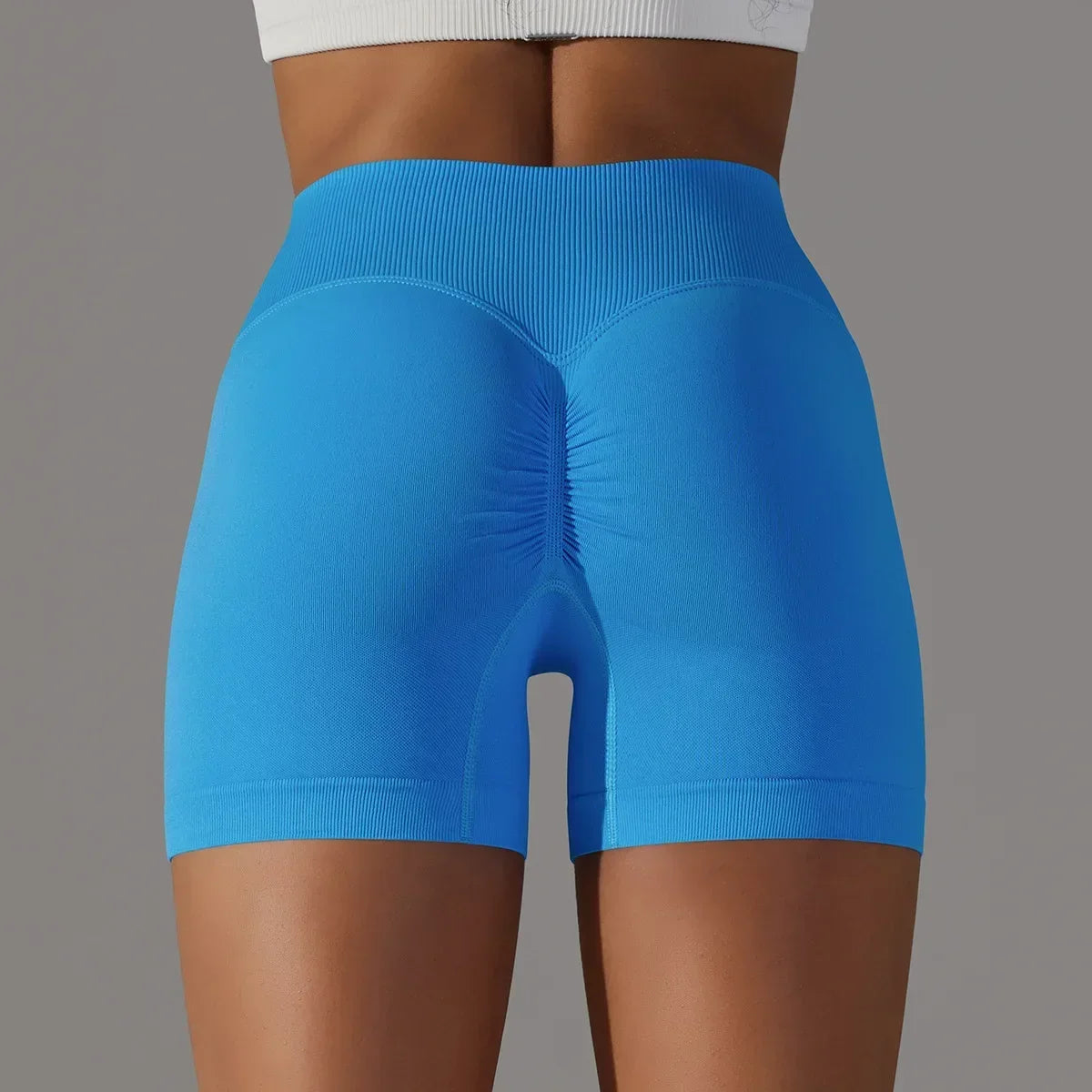 Women High Waist Workout Fitness Yoga Shorts Gym Push Up/Yoga Leggings Scrunch Butt Seamless Sports Shorts