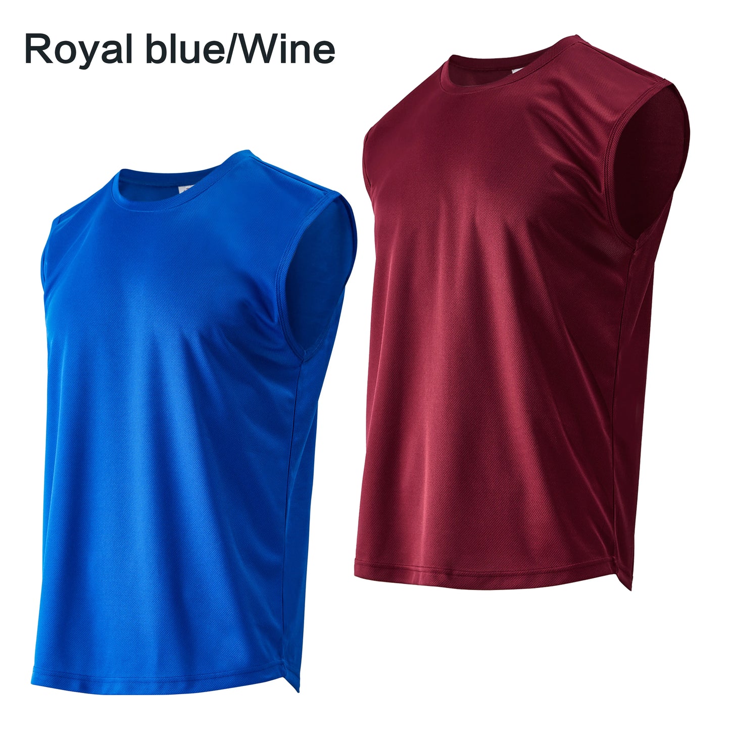 Summer men's outdoor fitness vest solid color top T-shirt/casual sports basketball shirt
