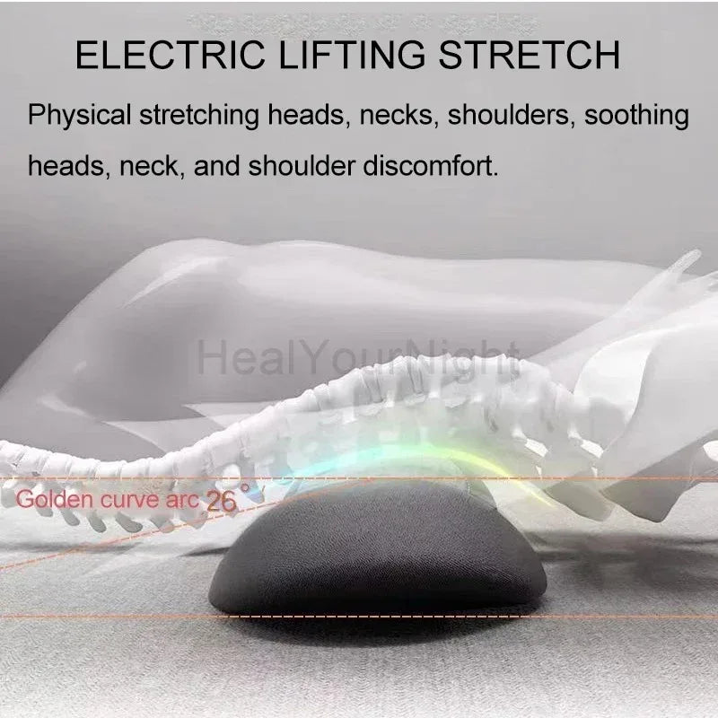 Okayso Waist Pillow Back Massage Protection Pad Lying Flat Waist Relief/Waist Support Heating Vibrating Back Massager