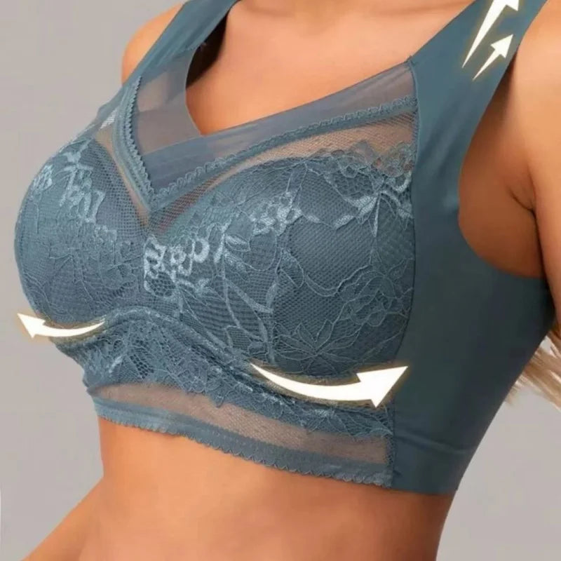 3-piece seamless lace bra set for women, wireless sports bra, push up bra/chest bra women's bra women's wireless bra