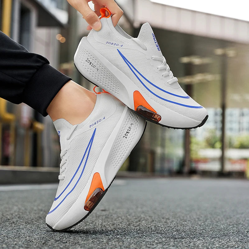 Sports Shoes for Men Fashion Cushioned Sneakers/Breathable Casual Student Sports Running Shoes