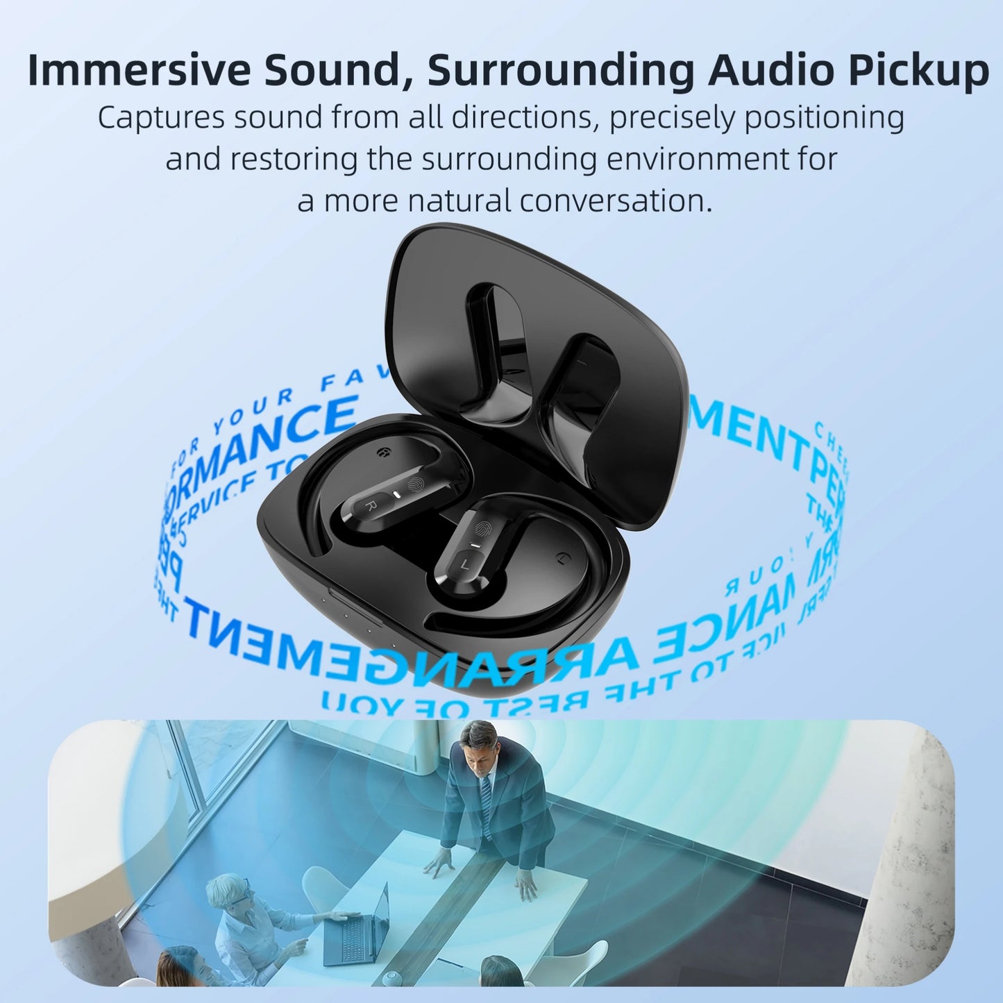 BTE Wireless hearing aids headphones rechargeable/for the deaf severe hearing loss sound amplifier