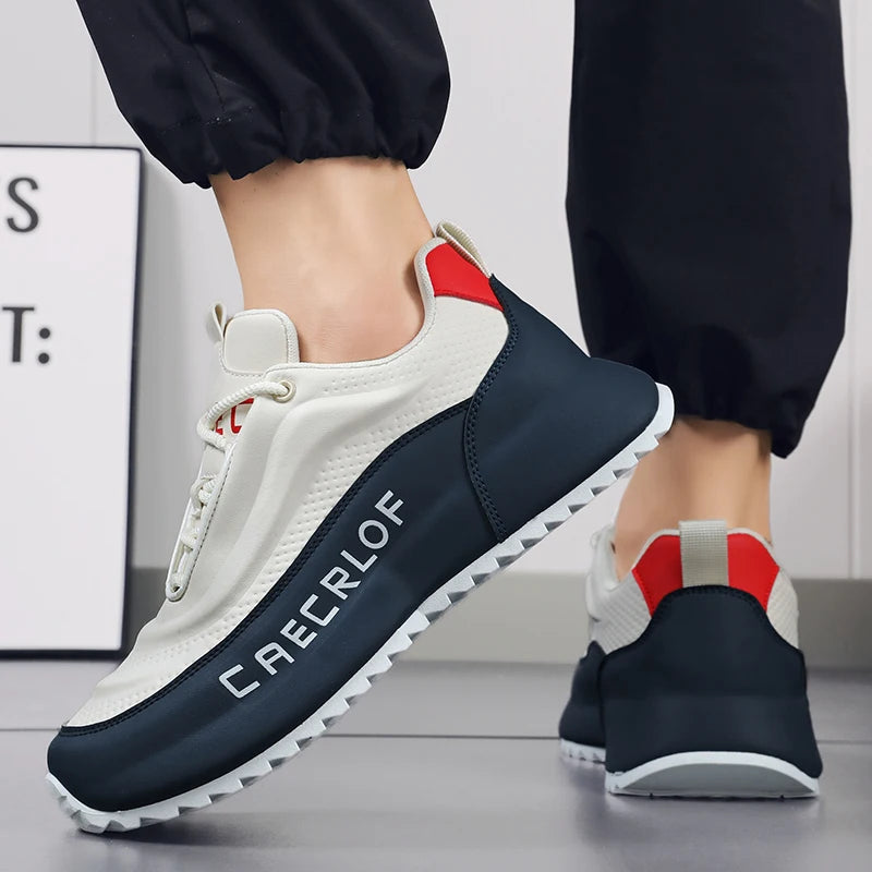 New trendy large-size men's shoes sporty and casual shoes with thick soles/heightening men's soft-bottomed loafers trendy shoes