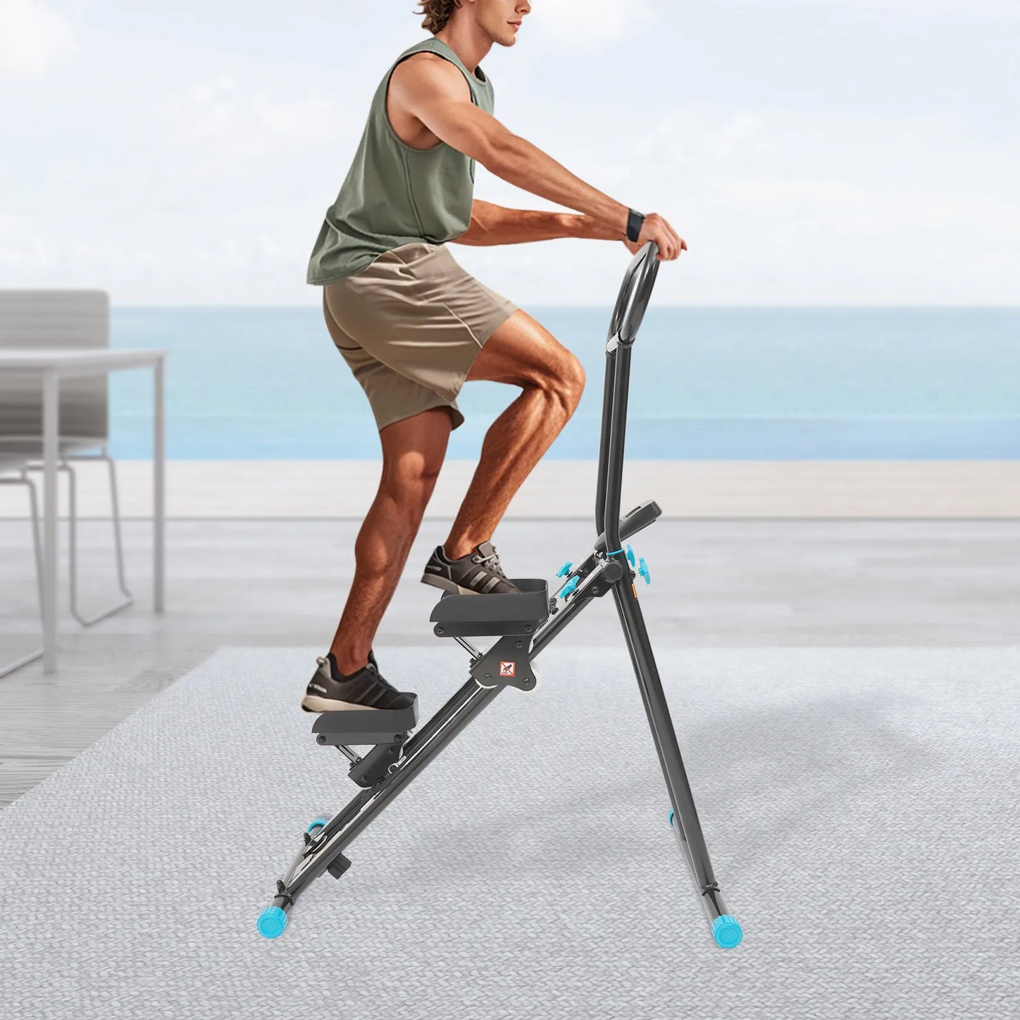 Stair Stepper for Home Gym Folding Vertical Climber/Machine Step Fitness Machines