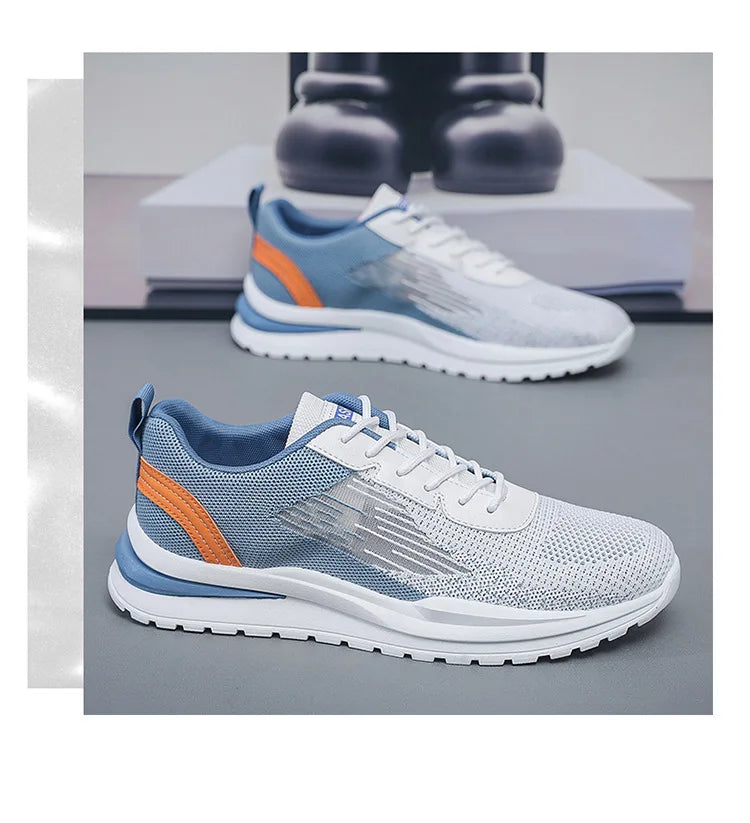 Men's Breathable Mesh Sports Shoes Casual Lightweight Sneakers/Male Comfortable Outdoor Anti-slip Running Shoes