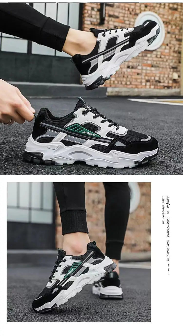 NEW Men's Breathable Mesh Running Sneakers Running Shoes/Outdoor Anti-skid Sports Running Shoes Men Sports Shoes