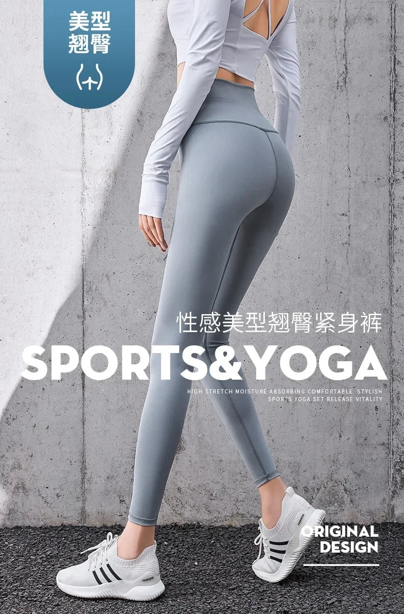 Yoga Pants High Waisted Gym Leggings Sport Women Fitness Seamless/Female Legging Tummy Control Running Training Tights