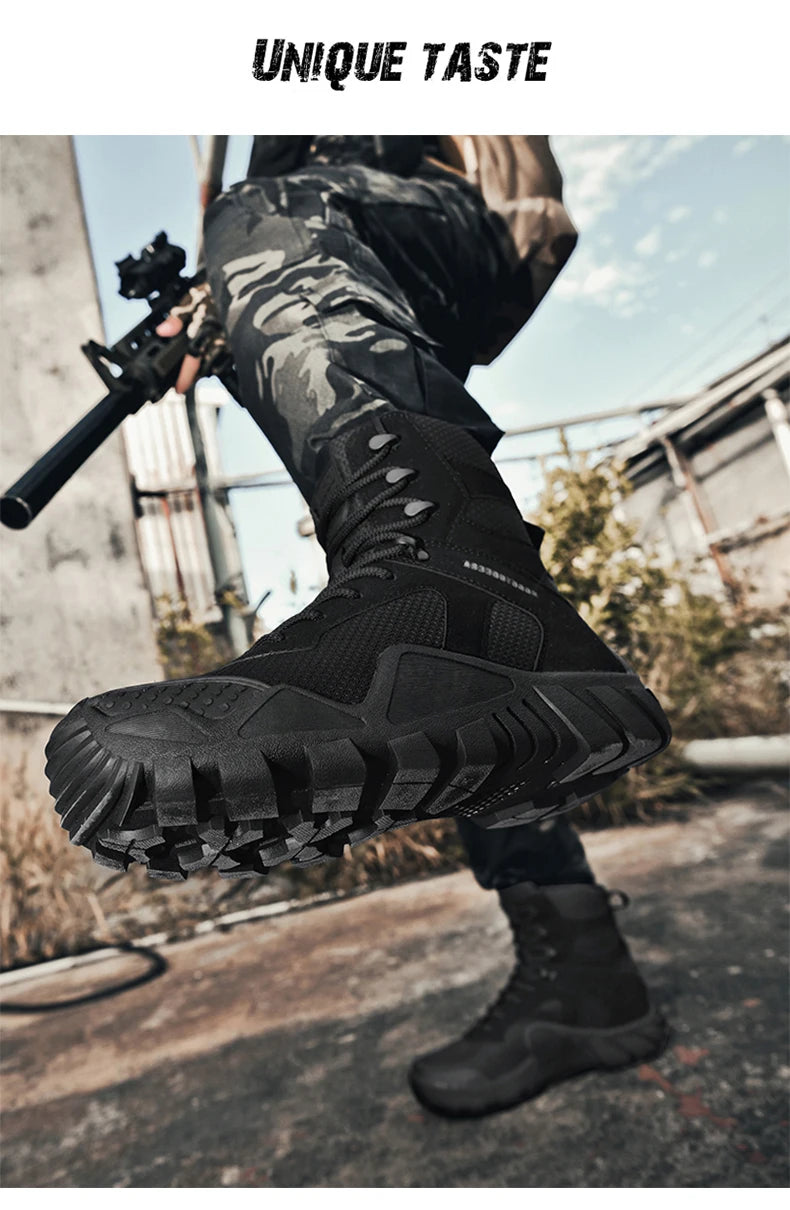 Men's waterproof hiking boots lightweight/outdoor work boots stylish and durable hiking boots