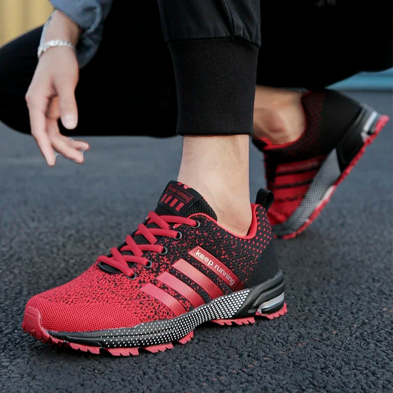New men's flying mesh surface spring summer breathable/casual sports shoes flat vulcanized couple running