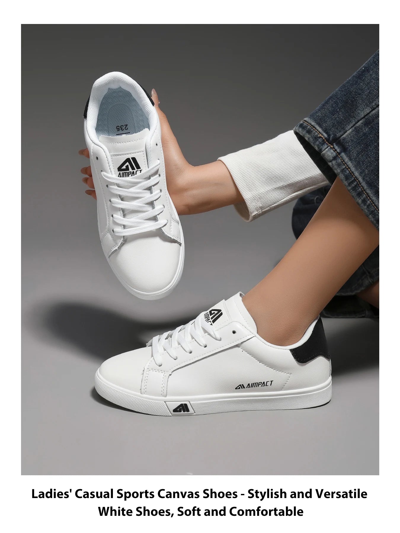 Women's High-Top Platform Sneakers w/Vulcanized Sole White Casual Sport Shoes/for A/W Seasons Streetwear & Daily Use Fashion