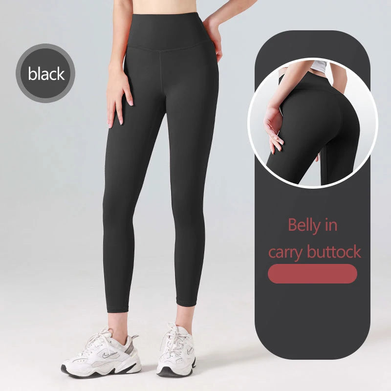 Ribbed Yoga Pants High Waisted Gym Leggings Sport Women Fitness Seamless/Female Legging Tummy Control Running Training Tights