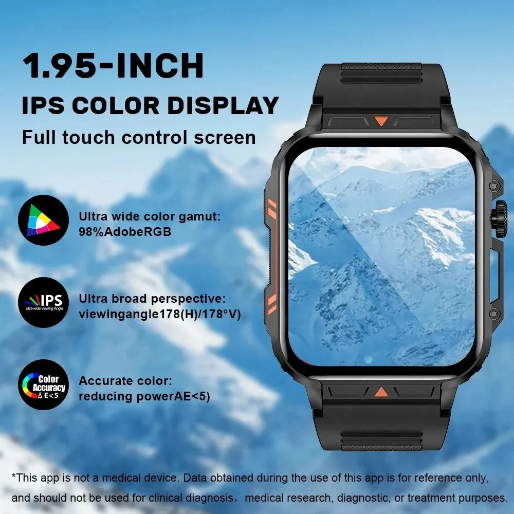 SENBONO Military Smart Watch Bluetooth Call 24/7 Heart Rate Monitor/IP68 Waterproof 100+ Sport Mode Smartwatch for Men Women