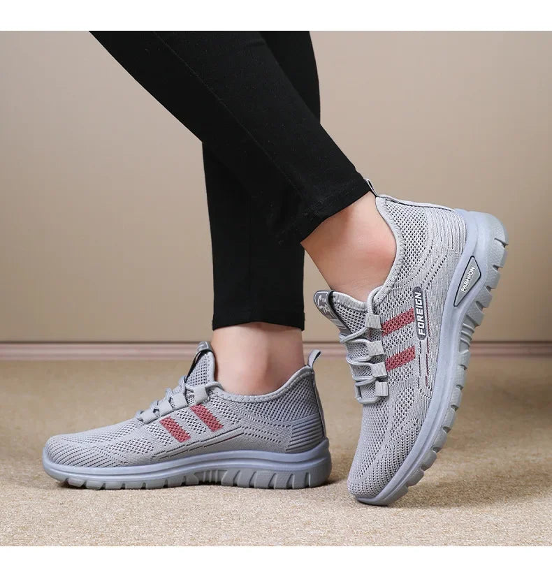 Spring Fashion Women's Shoes High quality Anti slip and Wear resistant/Sports Shoes Mesh Breathable Walking Shoes Designer