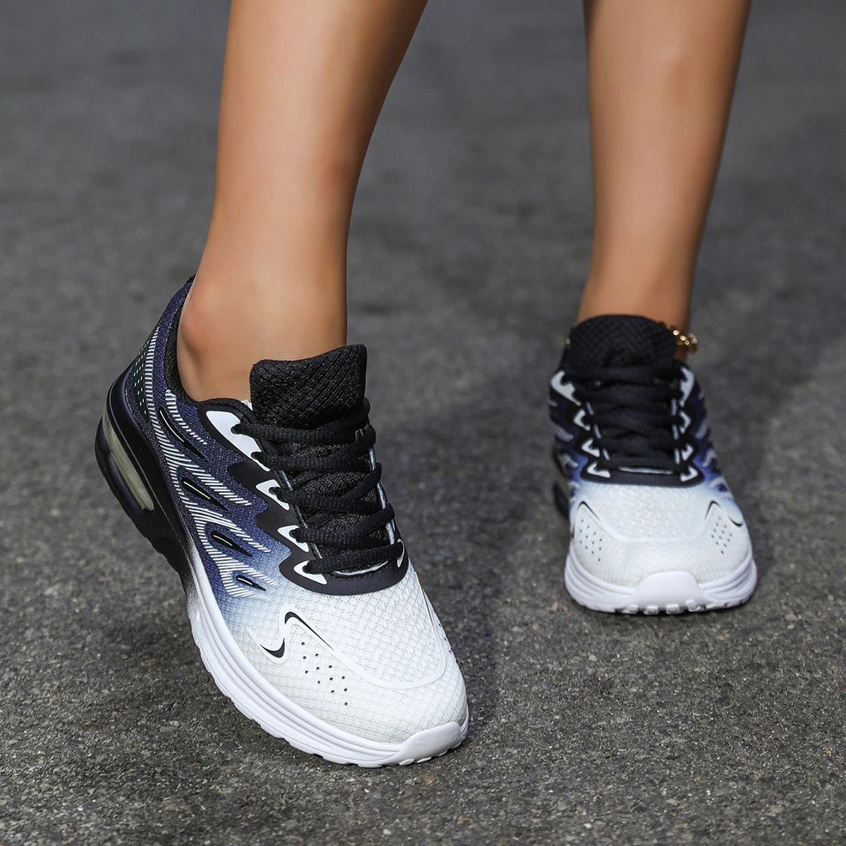 Women's sports shoes outdoor jogging walking shoes/lightweight casual tennis sports shoes, air cushion running shoes