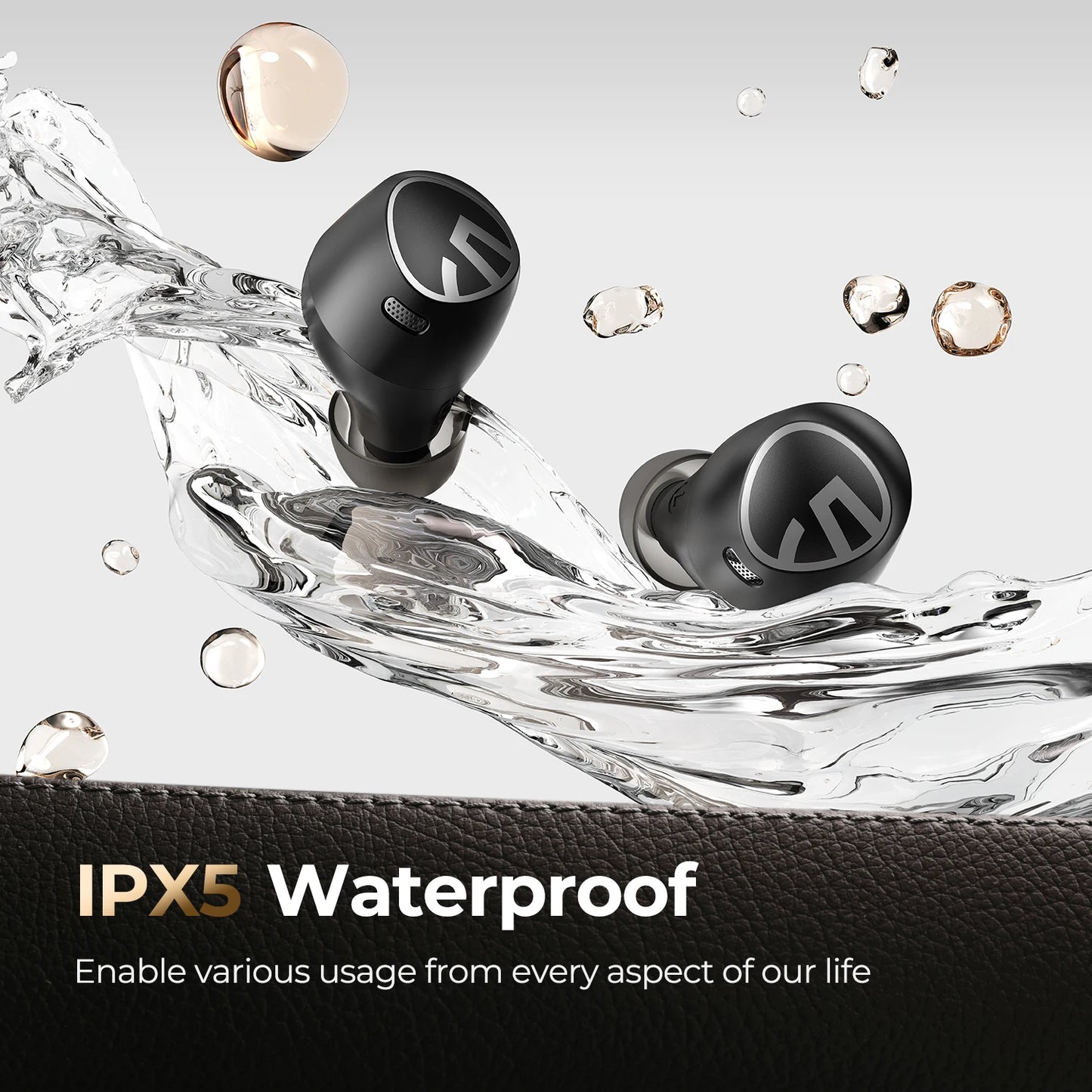 Soundpeats Free2 Classic True Wireless Earphones Bluetooth V5.1 Headphones/Smart Touch Control TWS Earbuds IPX5 30H Playtime