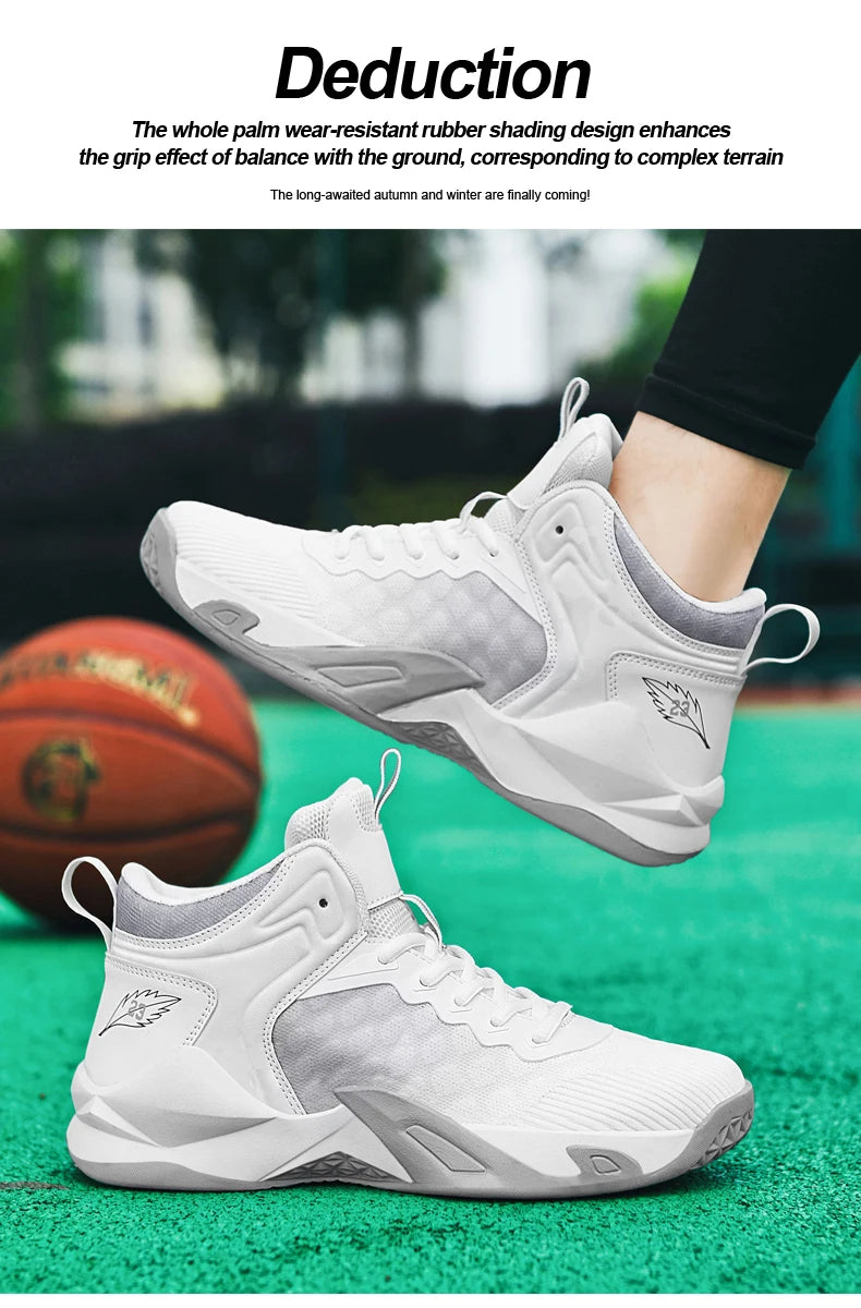 Men's Basketball Shoes Breathable Non-Slip Sneakers/Fashionable Sports Men Sneakers