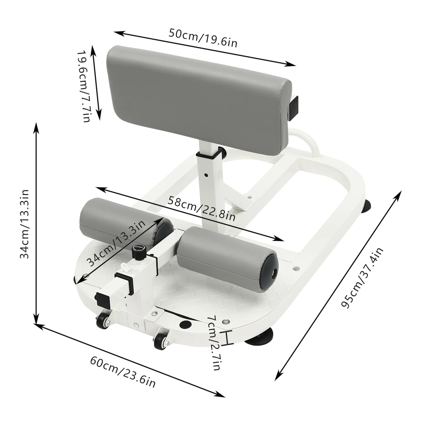 Multi-Function Deep Squat Bench Home Gym Workout Station/Leg Exercise Machine Multifunctional Fitness Equipment