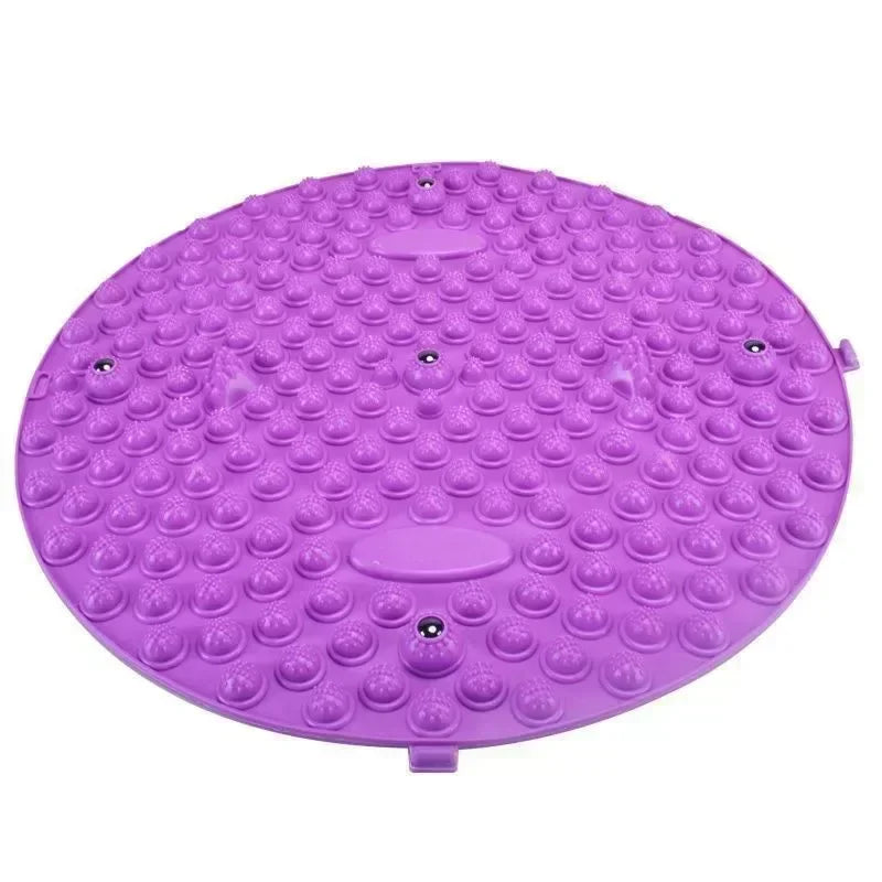 Foot Yoga Massage Acupressure Board Mat Muscle Relaxation Round Exercise Mat/Fitness Foot Training Acupuncture Physiotherapy