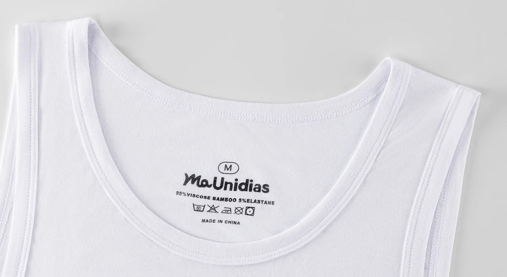 3Pcs/Pack Solid Color Men's Tank Top Sleeveless Undershirts/Men Vest Gym T-Shirt High Quality Bamboo Fiber Man Singlets Sports