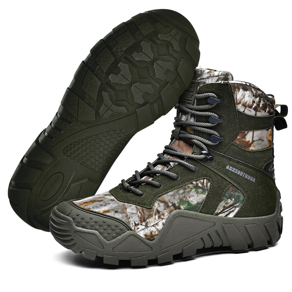 Men's waterproof hiking boots lightweight/outdoor work boots stylish and durable hiking boots