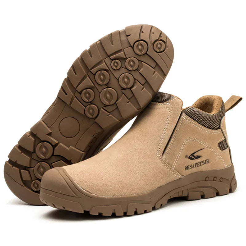 Insulation Men Work Boots Puncture-Proof Safety Shoes/Composite Toe Welder Protective Shoes Indestructible Work Shoes