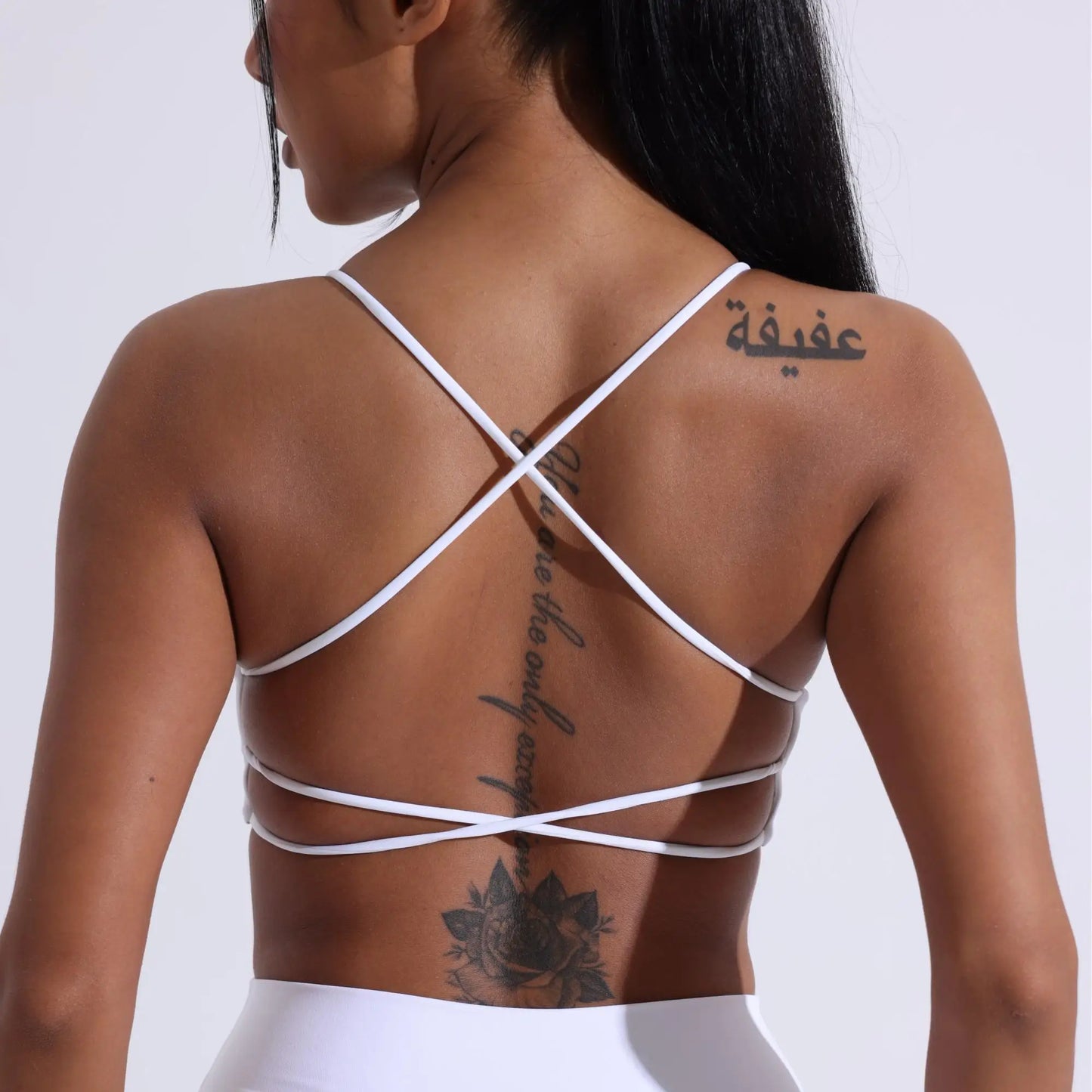 Solid Color Gym Yoga Underwear Women Cross Back Straps/Fitness Bra High Strength Tight Sport Top Comprehensive With Chest Pad