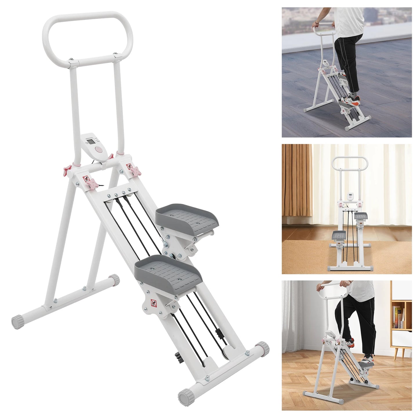 Stair Stepper for Home Gym Folding Vertical Climber/Machine Step Fitness Machines