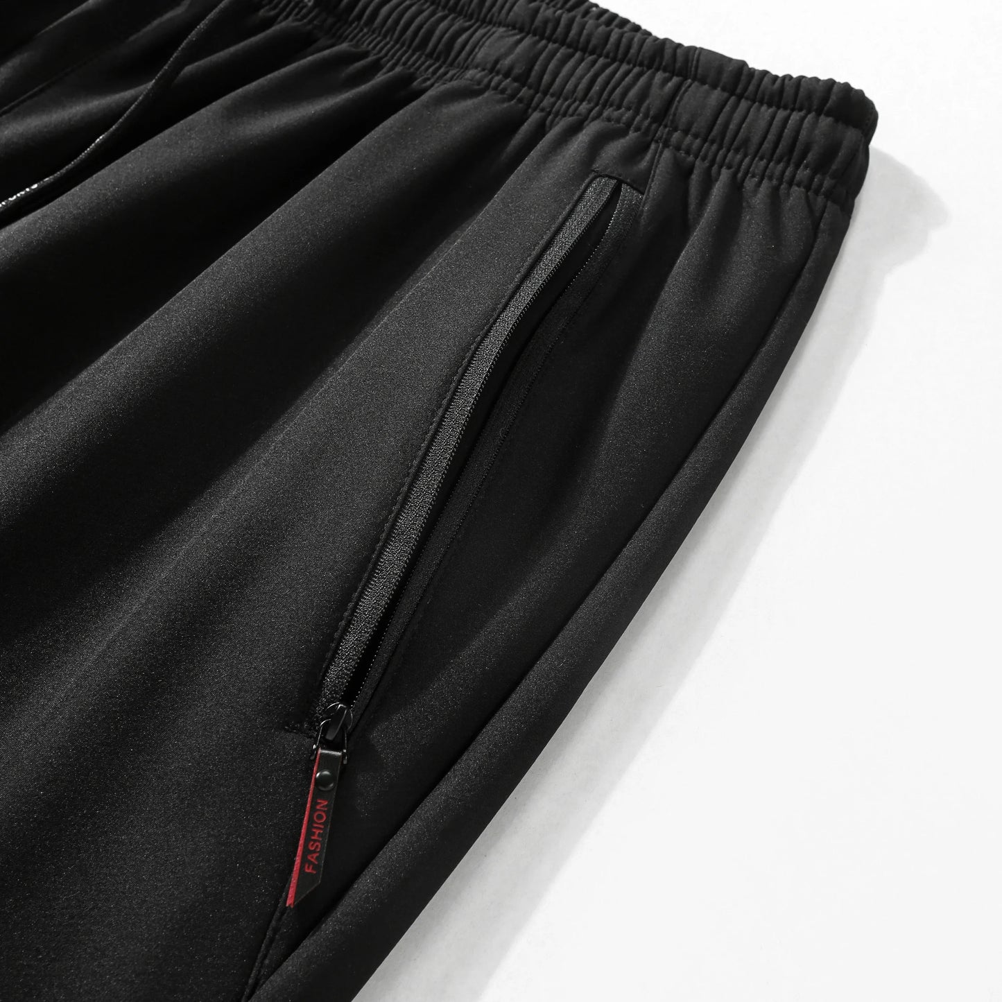 Men's casual pants elastic and form fitting elastic waist jogging/classic men's pants in blue black and grey