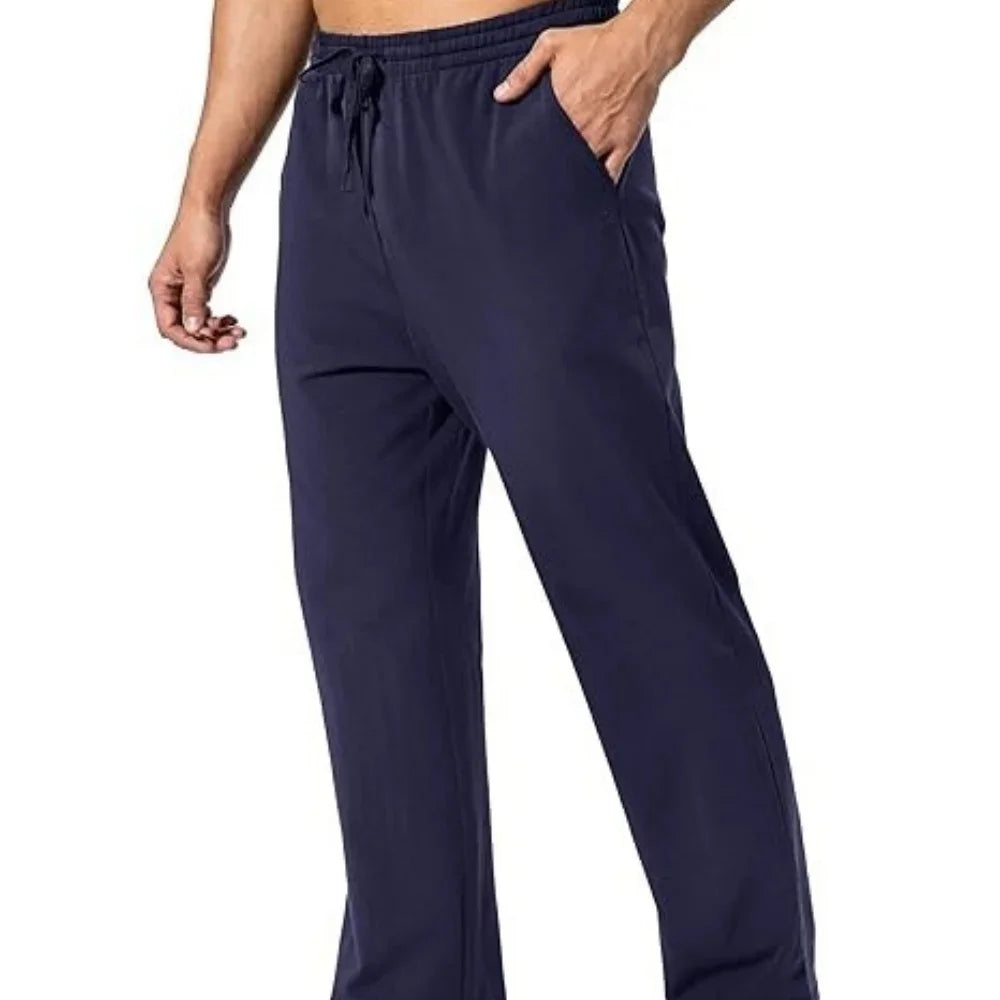 New Sportswear Pants Men's Basketball Running Pants Loose Breathable/Quick-drying Casual Pants Men's Solid-color Fitness Pants