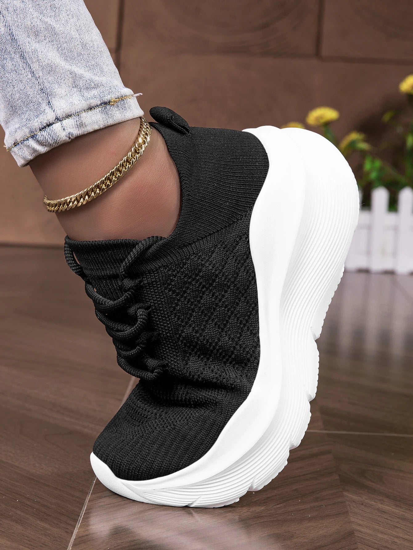 Women's Mesh Breathable Casual Sneakers Lace-up Vulcanized Shoes/Ladies Platform Sneakers Female Shoes Loafers Plus Size