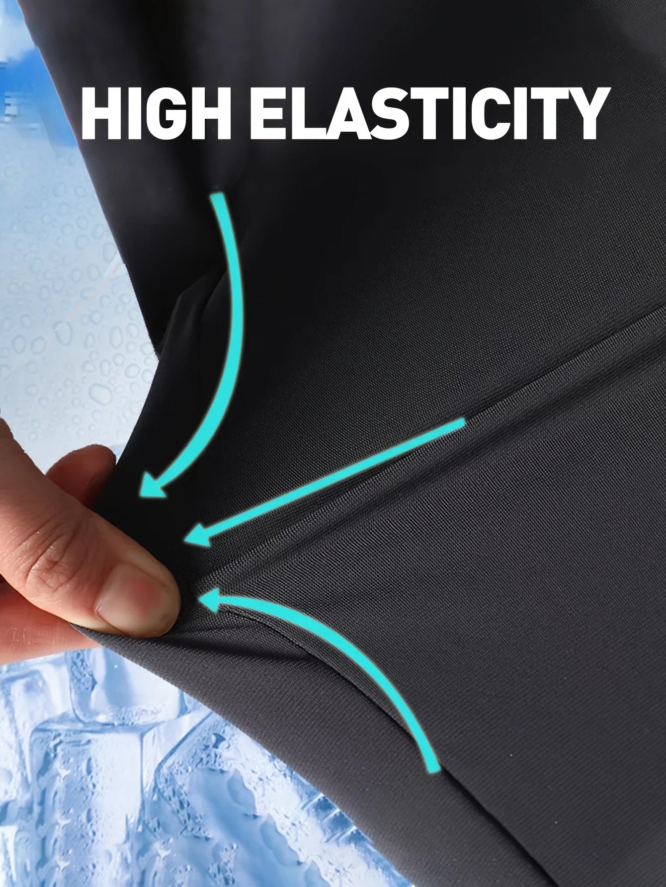 Men High Elasticity Summer Casual Shorts Drawstring Pockets/Breathable Nylon Lightweight Stretchy Athletic Wear