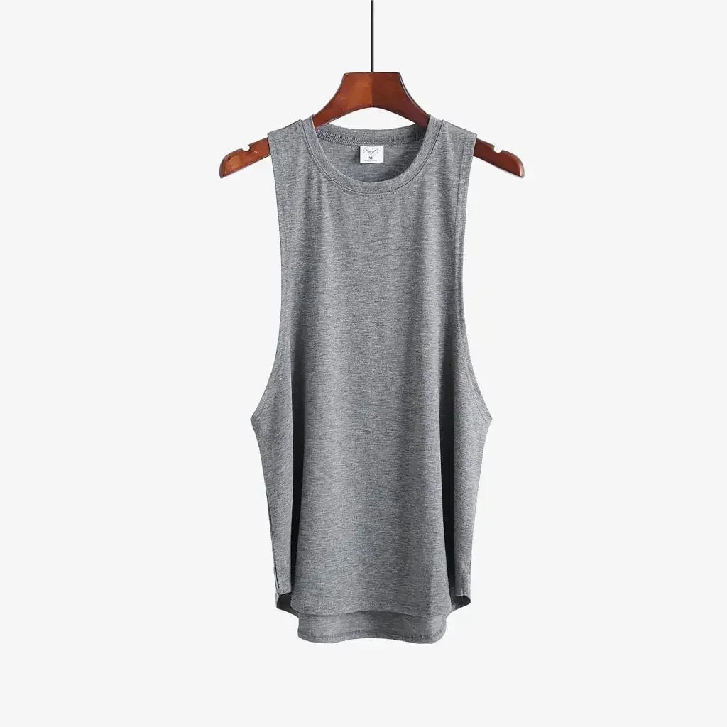 Fitness clothing blank sleeveless shirt men's gym stringer tank top bodybuilding/tank top men sportwear undershirt
