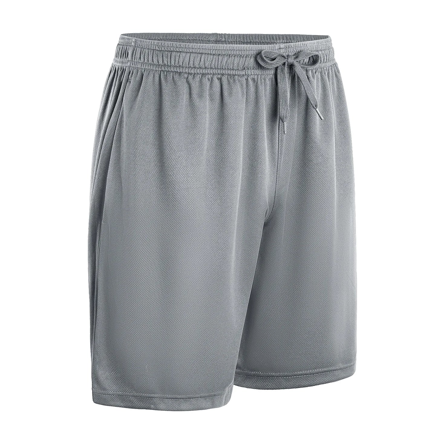 7 pieces of men's sports shorts polyester elastic band pocket/quick drying breathable fitness shorts