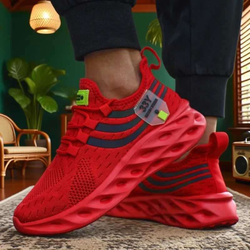 Trending Women Running Shoe New Large Size Women Design Breathable/Height Increasing Sneakers Soft Soled Cushioned Mesh Sneakers