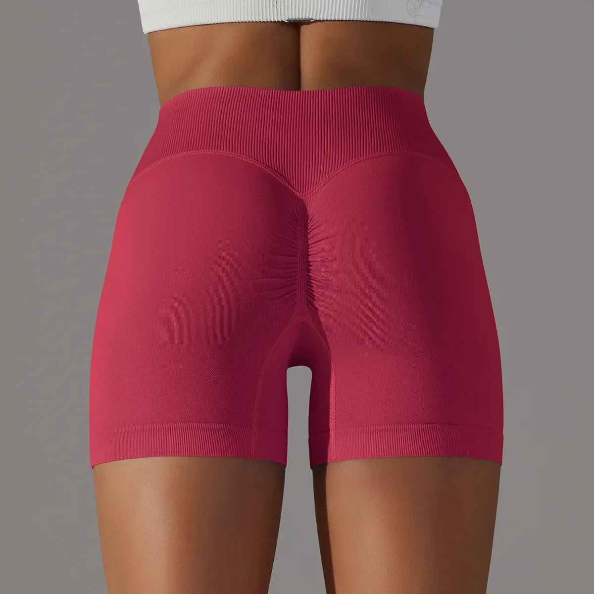 Women High Waist Workout Fitness Yoga Shorts Gym Push Up/Yoga Leggings Scrunch Butt Seamless Sports Shorts