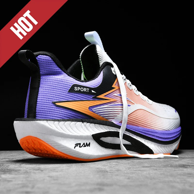 Men Sports Running Shoes Marathon Air Cushion Breathable Lightweight/Comfortable Women Outdoor Athletic Sneakers Jogging Shoes