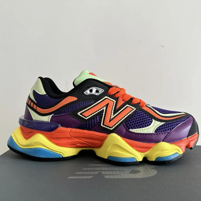 Reflective Athletic Shoes 9060 Low Top Outdoor Shockproof/Lightweight Running Sneakers for Men 